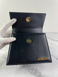 JACQUEMUS Black Le Chiquito Moyen Leather Top Handle Shoulder/Crossbody Bag