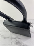 JACQUEMUS Black Le Chiquito Moyen Leather Top Handle Shoulder/Crossbody Bag