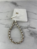Chanel White Mesh/Lambskin Crossbody/Shoulder Bag with Pouch