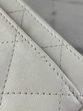 Chanel White Mesh/Lambskin Crossbody/Shoulder Bag with Pouch