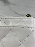 Chanel White Mesh/Lambskin Crossbody/Shoulder Bag with Pouch