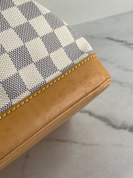 LOUIS VUITTON Damier Azur Noé BB bucket crossbody/shoulder bag