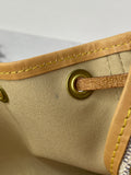 LOUIS VUITTON Damier Azur Noé BB bucket crossbody/shoulder bag