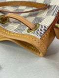LOUIS VUITTON Damier Azur Noé BB bucket crossbody/shoulder bag