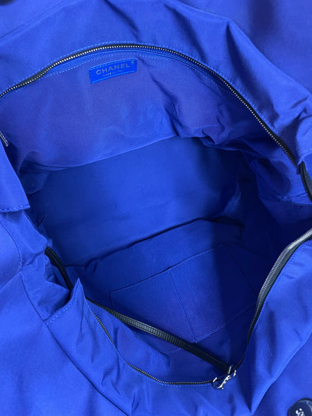 CHANEL Multicolor Canvas Large La Pausa Bay Shopping Tote Shoulder Bag