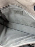 CHANEL Light Grey Caviar Quilted Medium French Riviera Flap Shoulder/Crossbody Bag