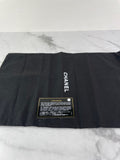 CHANEL Light Grey Caviar Quilted Medium French Riviera Flap Shoulder/Crossbody Bag