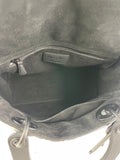 Christian Dior Ultra Black Matte Calfskin Cannage Studded Medium Supple Lady Dior Crossbody/Shoulder Bag