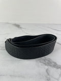 Christian Dior Ultra Black Matte Calfskin Cannage Studded Medium Supple Lady Dior Crossbody/Shoulder Bag