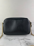 GUCCI Black GG Marmont mini camera crossbody/shoulder bag