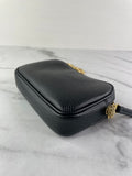 GUCCI Black GG Marmont mini camera crossbody/shoulder bag