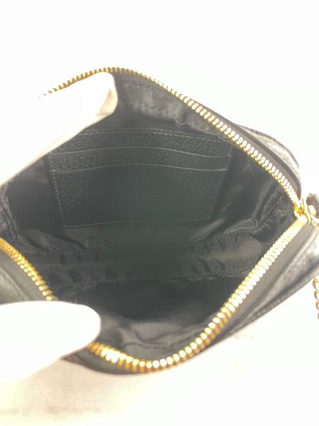 GUCCI Black GG Marmont mini camera crossbody/shoulder bag