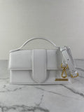 JACQUEMUS White Le Grand Bambino Shoulder/Crossbody Bag