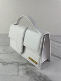 JACQUEMUS White Le Grand Bambino Shoulder/Crossbody Bag