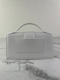 JACQUEMUS White Le Grand Bambino Shoulder/Crossbody Bag
