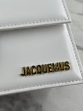 JACQUEMUS White Le Grand Bambino Shoulder/Crossbody Bag