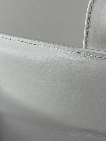 JACQUEMUS White Le Grand Bambino Shoulder/Crossbody Bag