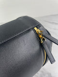 VALENTINO Vlogo Black Leather Jewelry Box/Signature Vanity Case