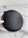 VALENTINO Vlogo Black Leather Jewelry Box/Signature Vanity Case