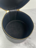 VALENTINO Vlogo Black Leather Jewelry Box/Signature Vanity Case