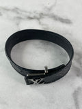 LOUIS VUITTON Monogram Eclipse LV Slim Bracelet