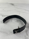 LOUIS VUITTON Monogram Eclipse LV Slim Bracelet