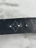 LOUIS VUITTON Monogram Eclipse LV Slim Bracelet