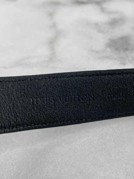 LOUIS VUITTON Monogram Eclipse LV Slim Bracelet
