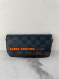 LOUIS VUITTON Damier Cobalt Race Woody Glasses Case