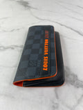 LOUIS VUITTON Damier Cobalt Race Woody Glasses Case