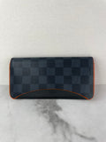 LOUIS VUITTON Damier Cobalt Race Woody Glasses Case