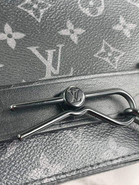 LOUIS VUITTON Monogram Eclipse Steamer Messenger Crossbody/Shoulder Bag