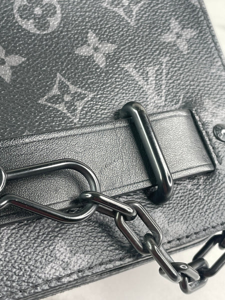 LOUIS VUITTON Monogram Eclipse Steamer Messenger Crossbody/Shoulder Bag