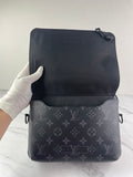 LOUIS VUITTON Monogram Eclipse Steamer Messenger Crossbody/Shoulder Bag