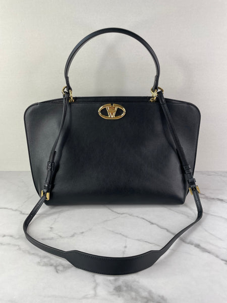 VALENTINO GARAVANI Black 2gether Leather Top Handle Shoulder/Crossbody Bag