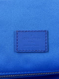 LOUIS VUITTON Monogram Macassar Blue Christopher MM Backpack