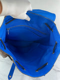 LOUIS VUITTON Monogram Macassar Blue Christopher MM Backpack