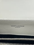 SAINT LAURENT Cream/Off White Small Loulou Matelassé Leather Crossbody/Shoulder Bag