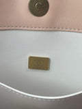 CHANEL White Smooth Calfskin Small Shopping Tote Shoulder Bag