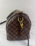 LOUIS VUITTON Damier Ebene Speedy Bandoulière 30 Crossbody/Shoulder Bag