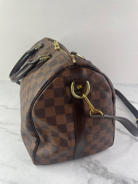LOUIS VUITTON Damier Ebene Speedy Bandoulière 30 Crossbody/Shoulder Bag