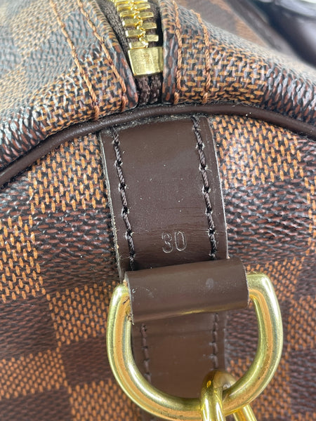 LOUIS VUITTON Damier Ebene Speedy Bandoulière 30 Crossbody/Shoulder Bag