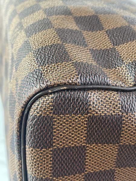 LOUIS VUITTON Damier Ebene Speedy Bandoulière 30 Crossbody/Shoulder Bag