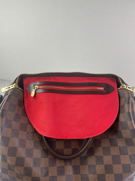 LOUIS VUITTON Damier Ebene Speedy Bandoulière 30 Crossbody/Shoulder Bag