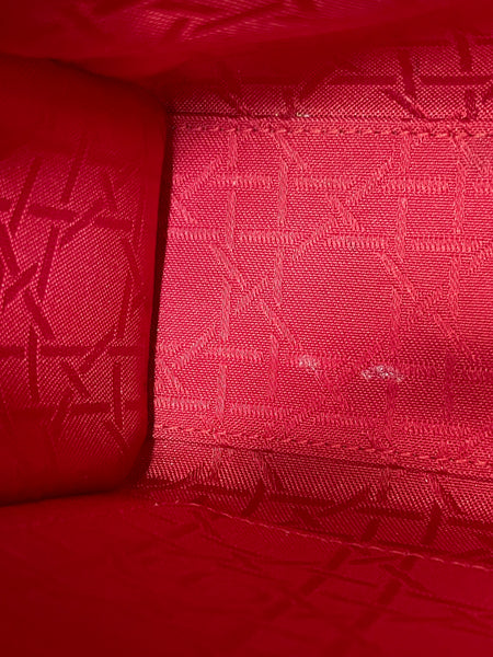 CHRISTIAN DIOR Black Lambskin Cannage Small Lucky Badges My Lady Dior Shoulder/Crossbody Bag