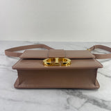 CHRISTIAN DIOR Fard (pink/beige) Shiny Crinkled Lambskin 30 Montaigne Flap Crossbody/Shoulder Bag