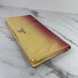 Prada Hot Pink/Yellow Ombré Vernice Patent Clutch