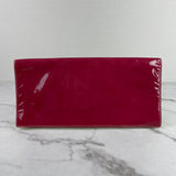 Prada Hot Pink/Yellow Ombré Vernice Patent Clutch