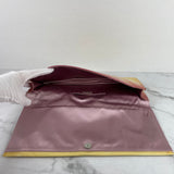 Prada Hot Pink/Yellow Ombré Vernice Patent Clutch