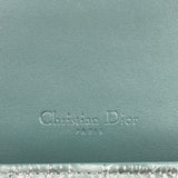 Christian Dior Vert LADY DIOR Alligator Pouch Wallet on Chain/Crossbody Bag